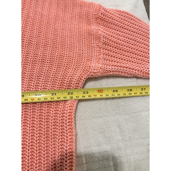 Forenza Love Pink Women's Medium Pullover Sweater 100% Cotton Pink - Picture 6 of 6